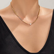 Stainless Steel Stone-Set Bracelet & Necklace Collection — product image 6