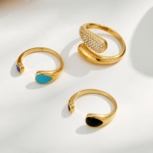 316L Stainless Steel 18K PVD Gold Droplet Ring made with 316L stainless steel and 18K PVD gold finish for wholesale jewelry buyers - image 19