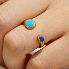 316L Stainless Steel 18K PVD Gold Droplet Ring made with 316L stainless steel and 18K PVD gold finish for wholesale jewelry buyers - image 7