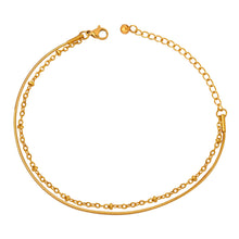 316L Stainless Steel 18K PVD Gold Dual Layer Bracelet made with 316L stainless steel and 18K PVD gold finish for wholesale jewelry buyers - image 3