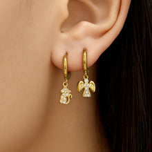 316L Stainless Steel 18K PVD Gold Cat Zircon Earrings made with 316L stainless steel and 18K PVD gold finish for wholesale jewelry buyers - image 12