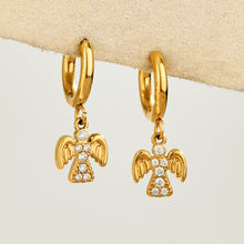 316L Stainless Steel 18K PVD Gold Cat Zircon Earrings made with 316L stainless steel and 18K PVD gold finish for wholesale jewelry buyers - image 8