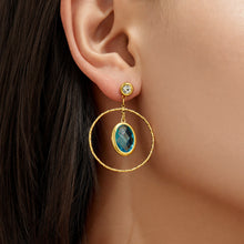 316L Stainless Steel 18K PVD Gold Elegant Double-layer Oval Earrings made with 316L stainless steel and 18K PVD gold finish for wholesale jewelry buyers - image 14