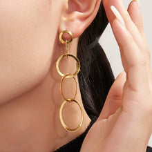 316L Stainless Steel Elegant Interlocking Circles Jewelry Set - Image 5