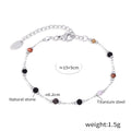 Steel Natural Stone / Necklace 40+5cm