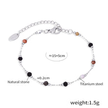 316L Stainless Steel Elegant Natural Handmade Beaded Necklace & Bracelet Set - Image 8