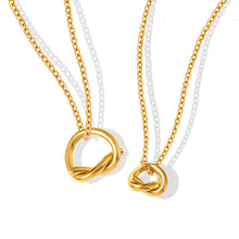316L Stainless Steel Elegant Versatile Knotted Statement Necklace - Image 8