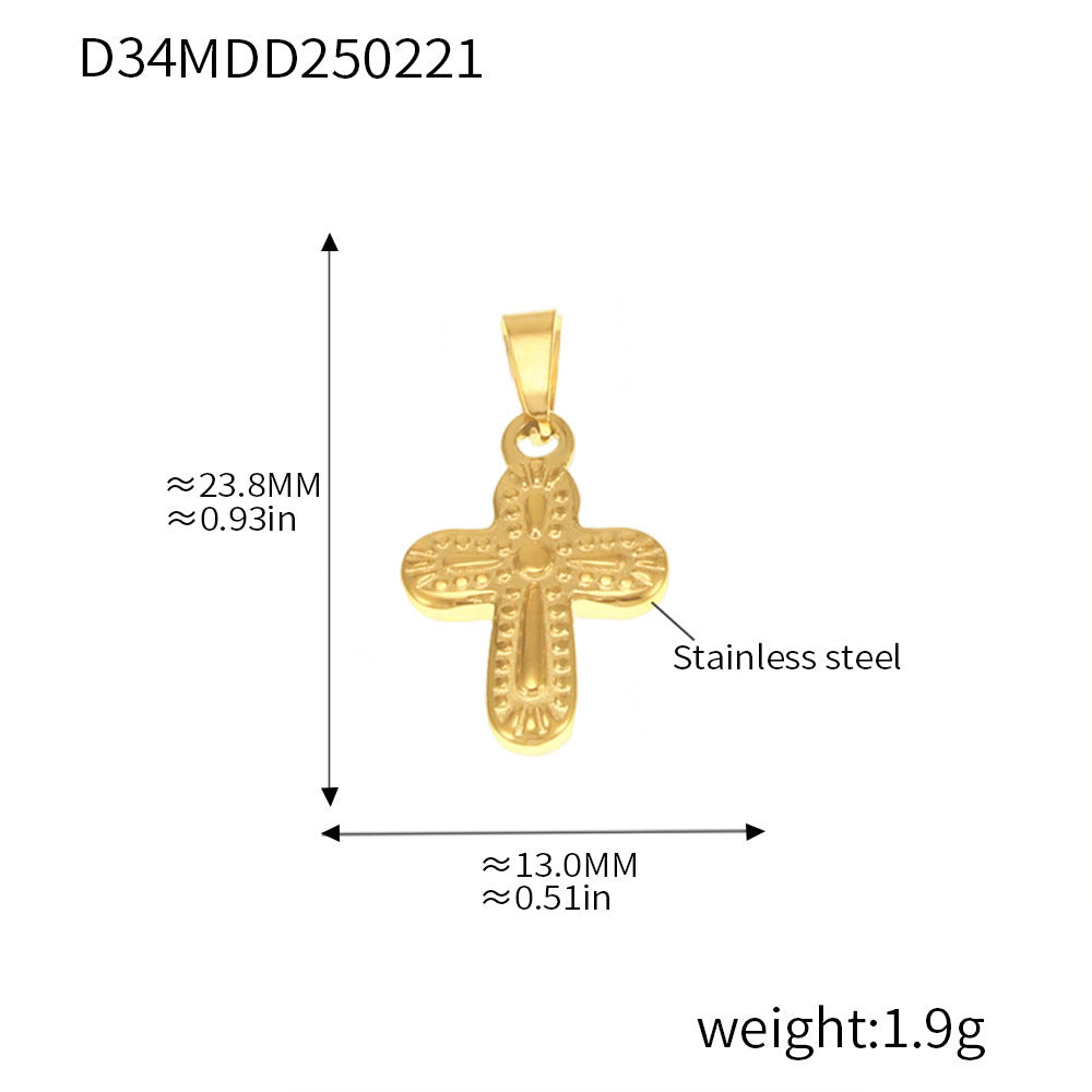 316L Stainless Steel Gold Pendant Necklace Charm Collection