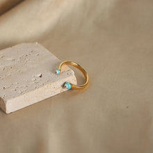 316L Stainless Steel 18K PVD Gold Enamel Color Open Ring made with 316L stainless steel and 18K PVD gold finish for wholesale jewelry buyers - image 3