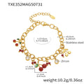 Gold / Cherry Bracelet (16+5cm)