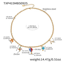 316L Stainless Steel Enamel Zircon Versatile Charm Collection - Image 12