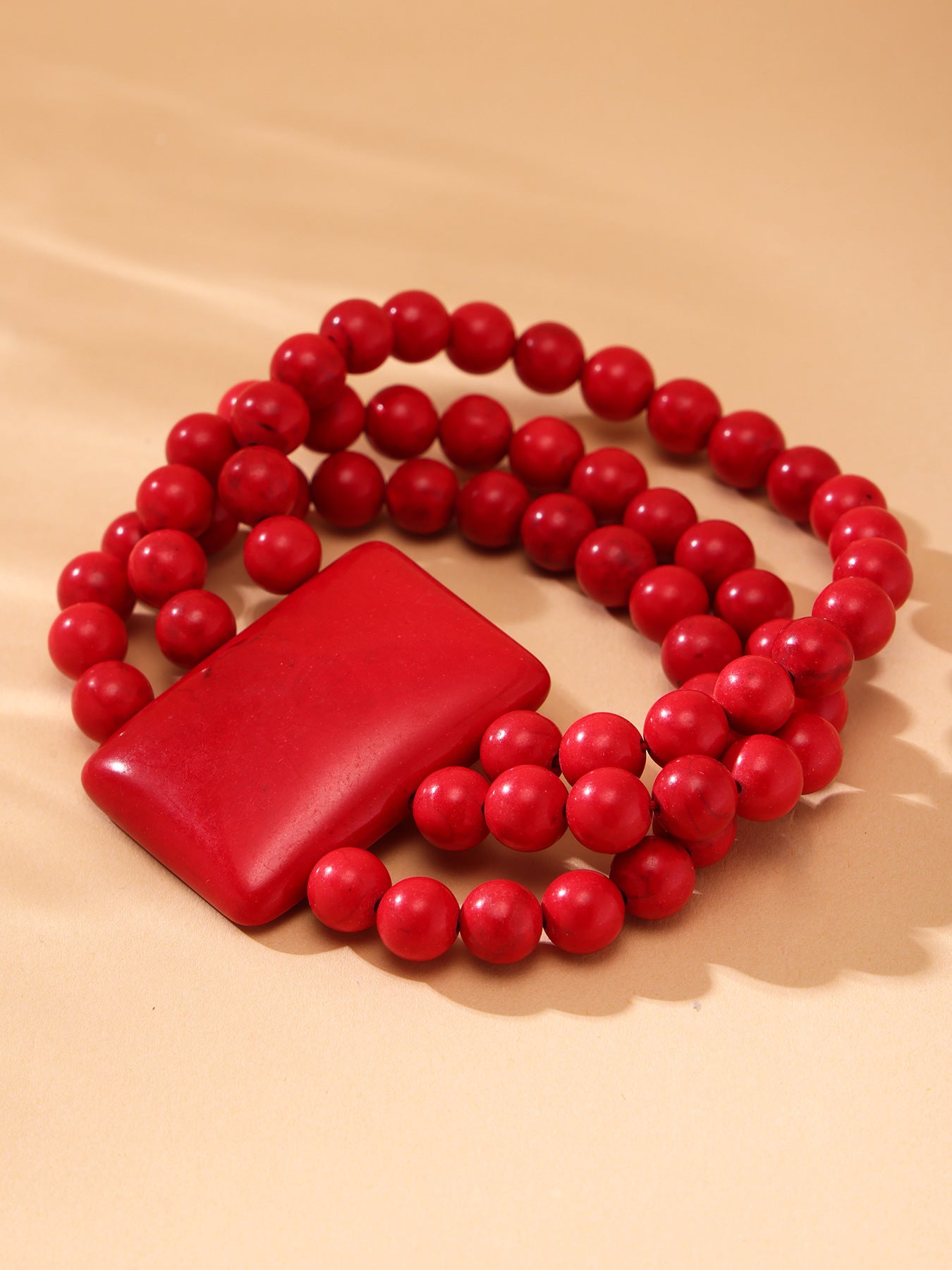 316L Stainless Steel Exquisitely Carved Natural Stone Maitreya Buddha Beaded Bracelet - Image 9