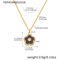 Pavé Clover / Black / Necklace