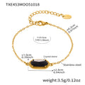 Faceted Gem / Black / Bracelet