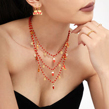 316L Stainless Steel Festive Garnet & Christmas Charm Jewelry Collection - Image 5