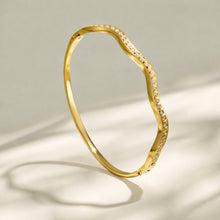 316L Stainless Steel 18K PVD Gold Flower Bangle made with 316L stainless steel and 18K PVD gold finish for wholesale jewelry buyers - image 5