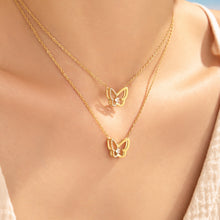316L Stainless Steel 18K PVD Gold Flower Y Necklace made with 316L stainless steel and 18K PVD gold finish for wholesale jewelry buyers - image 5