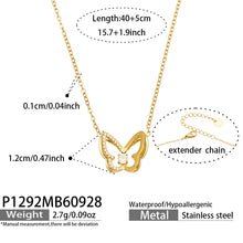 316L Stainless Steel 18K PVD Gold Flower Y Necklace made with 316L stainless steel and 18K PVD gold finish for wholesale jewelry buyers - image 9