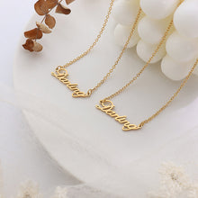 316L Stainless Steel French Chic Initial Pendant Necklace - Image 10