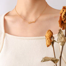 316L Stainless Steel French Chic Initial Pendant Necklace - Image 9