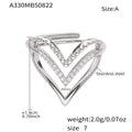 Steel Heart Zircon / Size 7