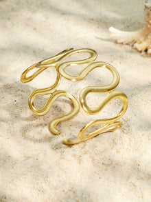 Women's Profile Bangle in Gold Color