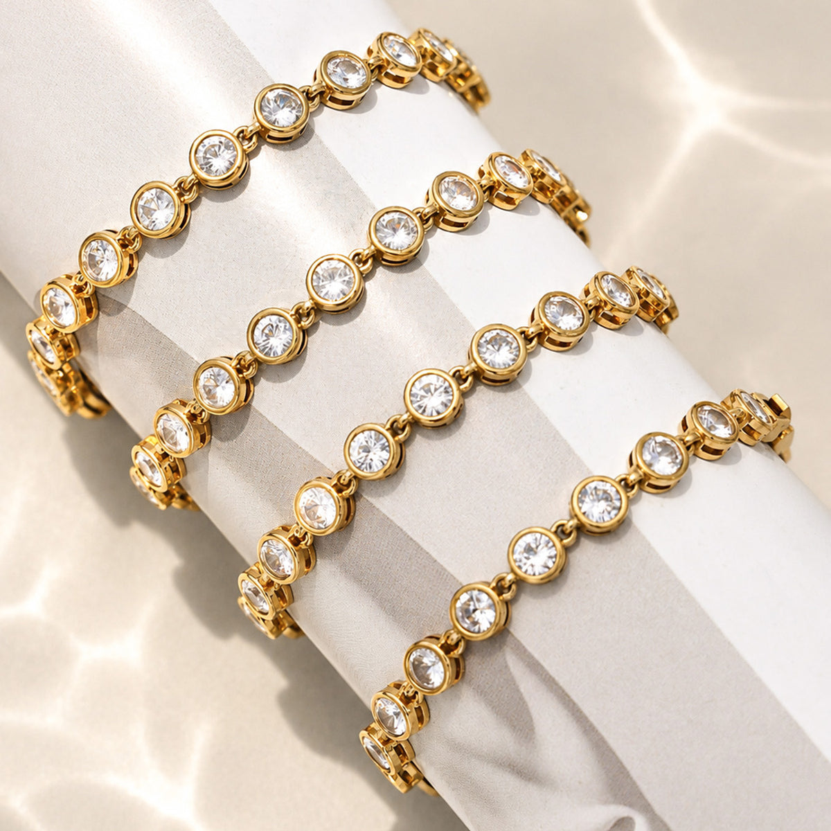 316L Stainless Steel 18K PVD Gold Chain Bracelet made with 316L stainless steel and 18K PVD gold finish for wholesale jewelry buyers - image 3