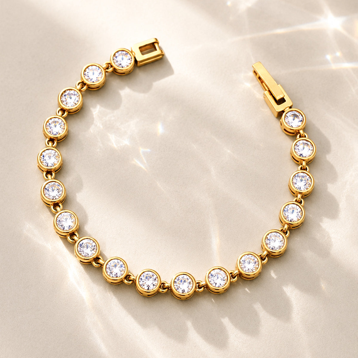 316L Stainless Steel 18K PVD Gold Chain Bracelet made with 316L stainless steel and 18K PVD gold finish for wholesale jewelry buyers - image 4