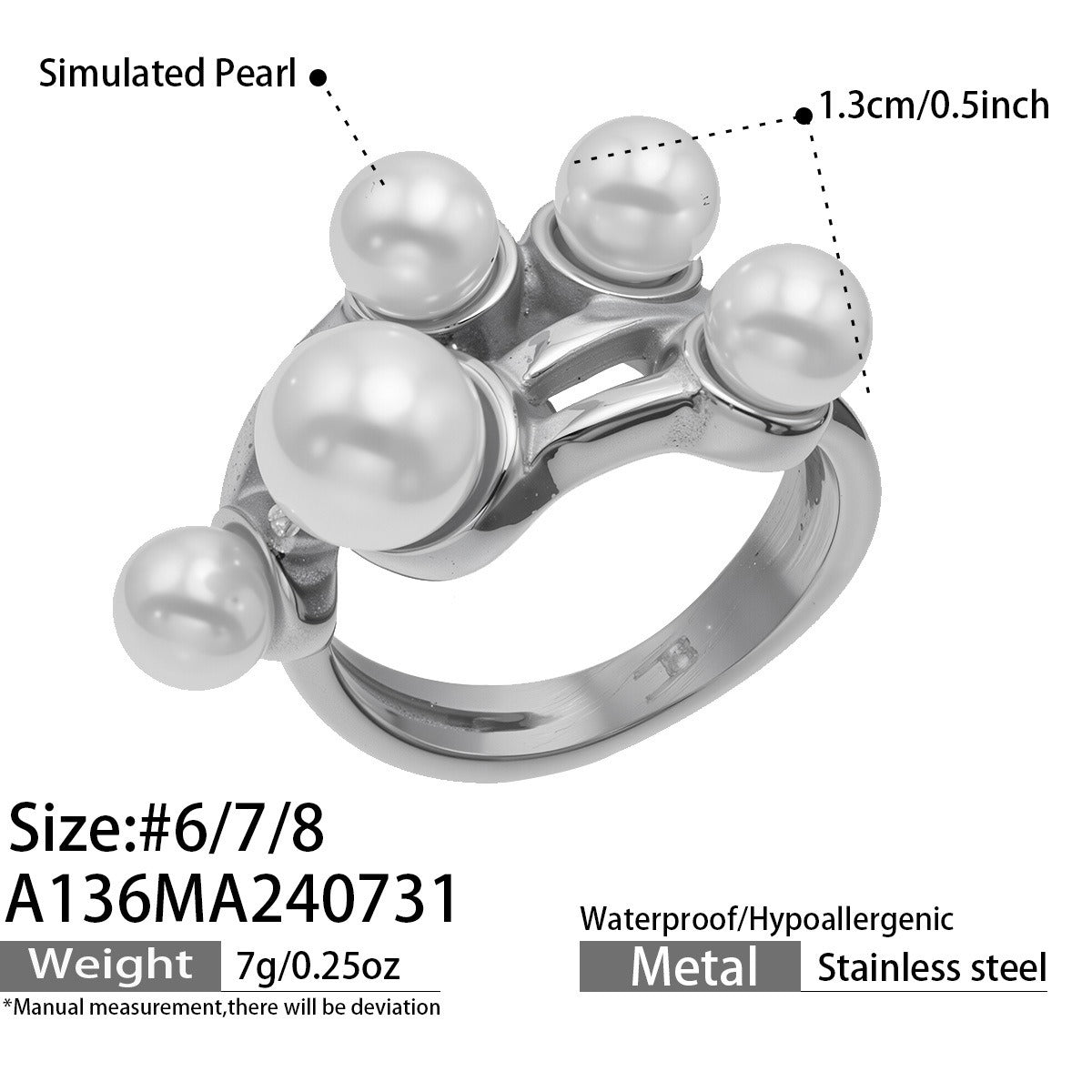 316L Stainless Steel 18K PVD Gold Matching Rings Collection made with 316L stainless steel and 18K PVD gold finish for wholesale jewelry buyers - image 10