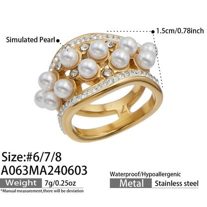 316L Stainless Steel 18K PVD Gold Matching Rings Collection made with 316L stainless steel and 18K PVD gold finish for wholesale jewelry buyers - image 7