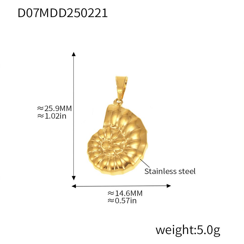 316L Stainless Steel Gold Pendant Necklace Charm Collection