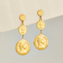 316L Stainless Steel 18K PVD Gold Gradual Coin Earrings made with 316L stainless steel and 18K PVD gold finish for wholesale jewelry buyers - image 6