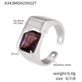 SteelPurple Zircon / Size 6