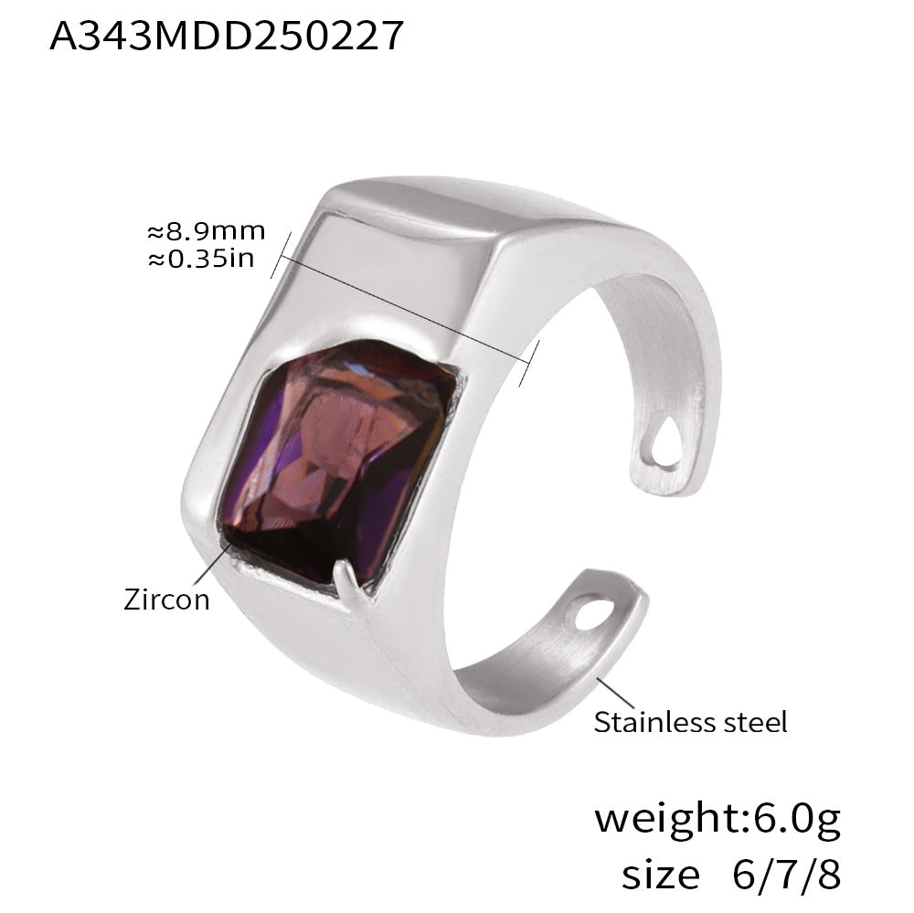 316L Stainless Steel 18K PVD Gold Adjustable Ring made with 316L stainless steel and 18K PVD gold finish for wholesale jewelry buyers - image 8