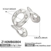 316L Stainless Steel 18K PVD Gold Hammered Bangle made with 316L stainless steel and 18K PVD gold finish for wholesale jewelry buyers - image 8