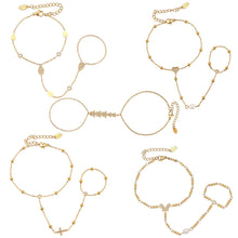 316L Stainless Steel 18K PVD Gold Hand Chain Bracelet made with 316L stainless steel and 18K PVD gold finish for wholesale jewelry buyers - image 32
