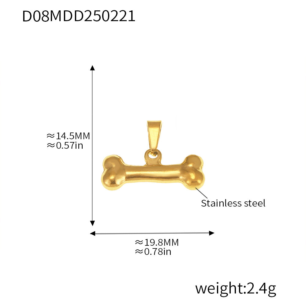316L Stainless Steel Gold Pendant Necklace Charm Collection