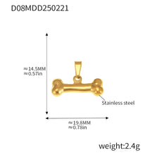 316L Stainless Steel Gold Pendant Necklace Charm Collection