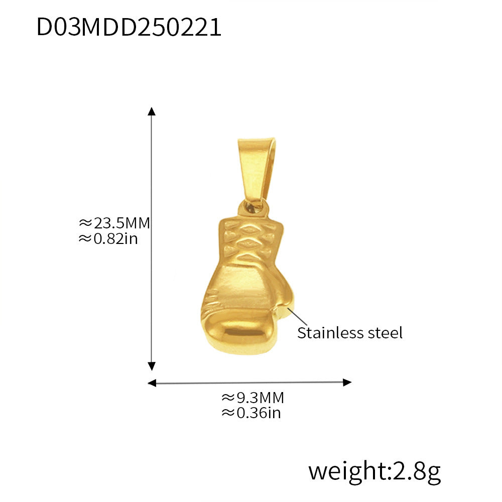316L Stainless Steel Gold Pendant Necklace Charm Collection