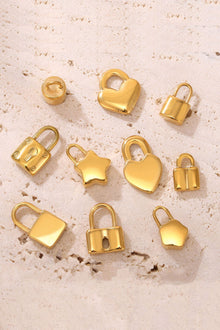 316L Stainless Steel Gold Pendant Necklace Charm Collection