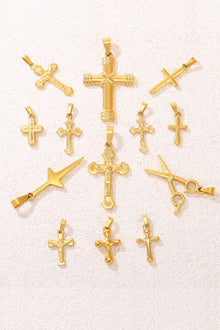 316L Stainless Steel Gold Pendant Necklace Charm Collection