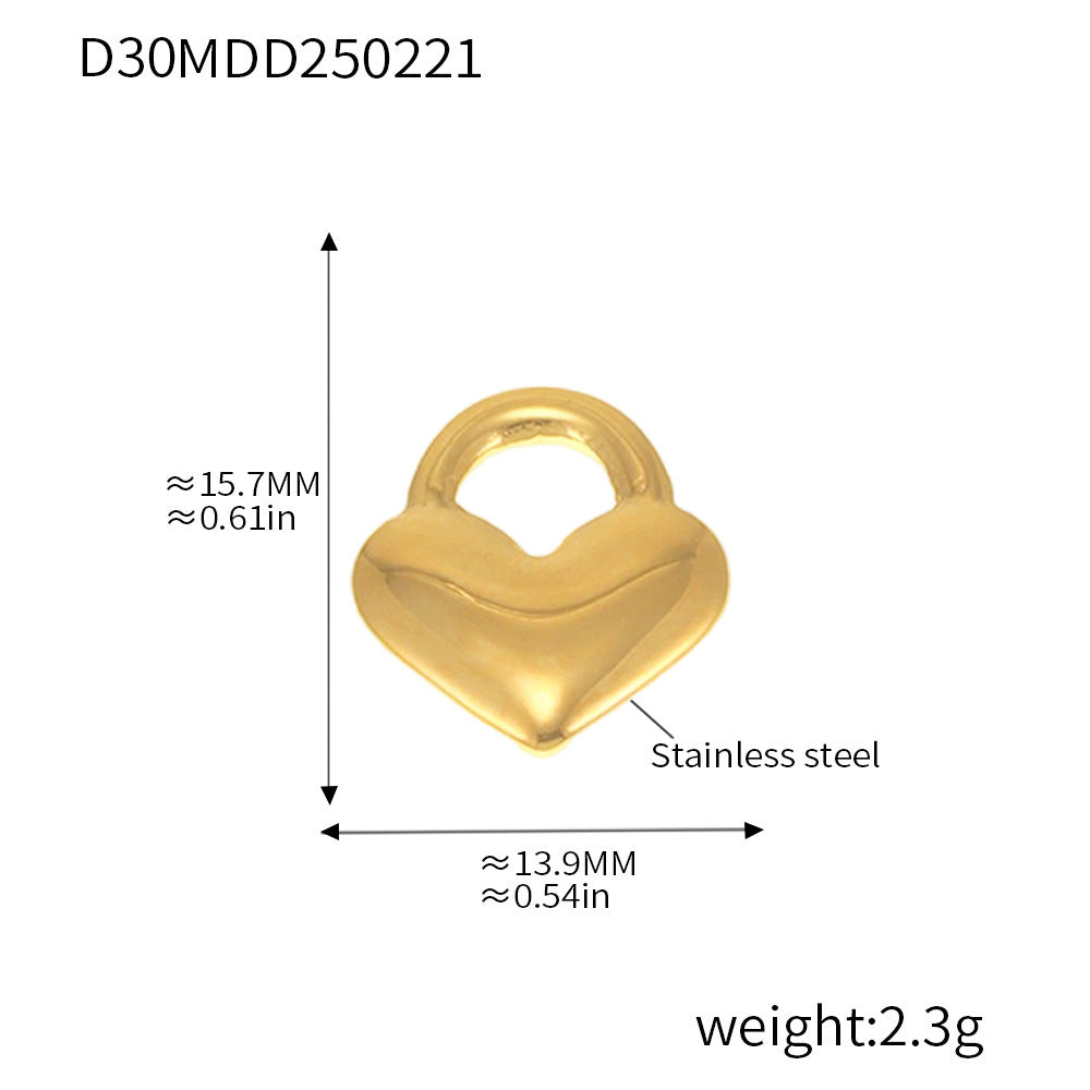 316L Stainless Steel Gold Pendant Necklace Charm Collection