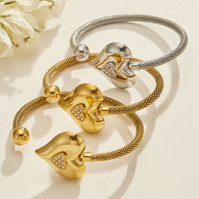 316L Stainless Steel 18K PVD Gold Heart Necklace made with 316L stainless steel and 18K PVD gold finish for wholesale jewelry buyers - image 10