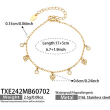 316L Stainless Steel 18K PVD Gold Heart Necklace made with 316L stainless steel and 18K PVD gold finish for wholesale jewelry buyers - image 14