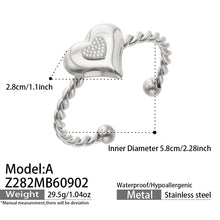 316L Stainless Steel 18K PVD Gold Heart Necklace made with 316L stainless steel and 18K PVD gold finish for wholesale jewelry buyers - image 14