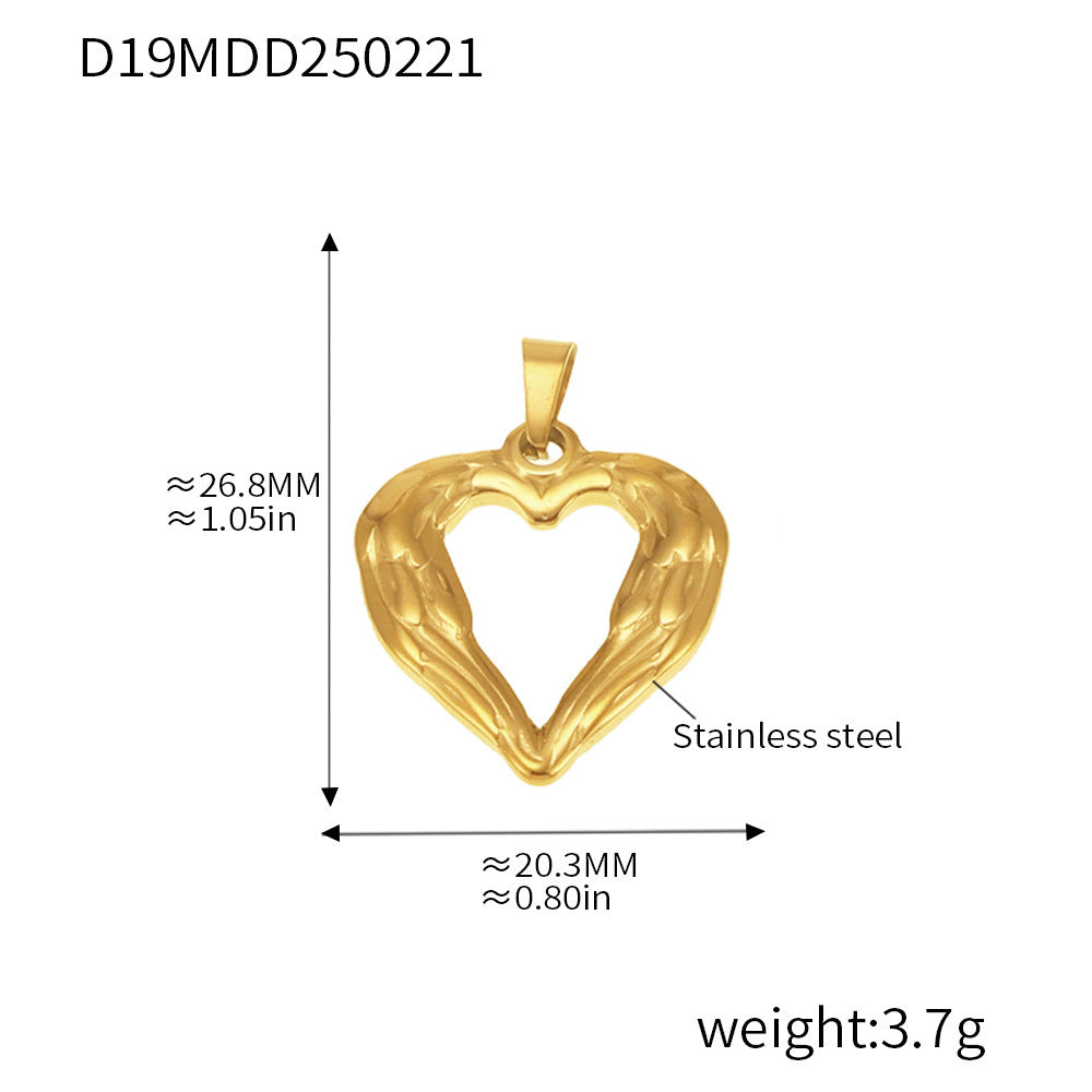 316L Stainless Steel Gold Pendant Necklace Charm Collection