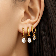 316L Stainless Steel 18K PVD Gold Heart Zircon Pendant Earrings made with 316L stainless steel and 18K PVD gold finish for wholesale jewelry buyers - image 25