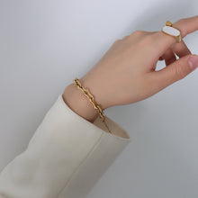 316L Stainless Steel 18K PVD Gold Hip-Hop Necklace and Bracelet Set made with 316L stainless steel and 18K PVD gold finish for wholesale jewelry buyers - image 6
