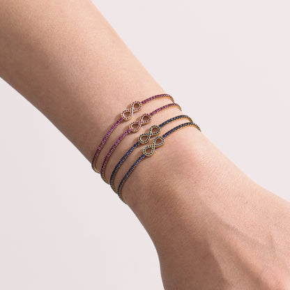 316L Stainless Steel Infinity Number 8 Zircon Jewelry Set - Image 7