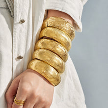 316L Stainless Steel 18K PVD Gold Irregular Bangle made with 316L stainless steel and 18K PVD gold finish for wholesale jewelry buyers - image 15